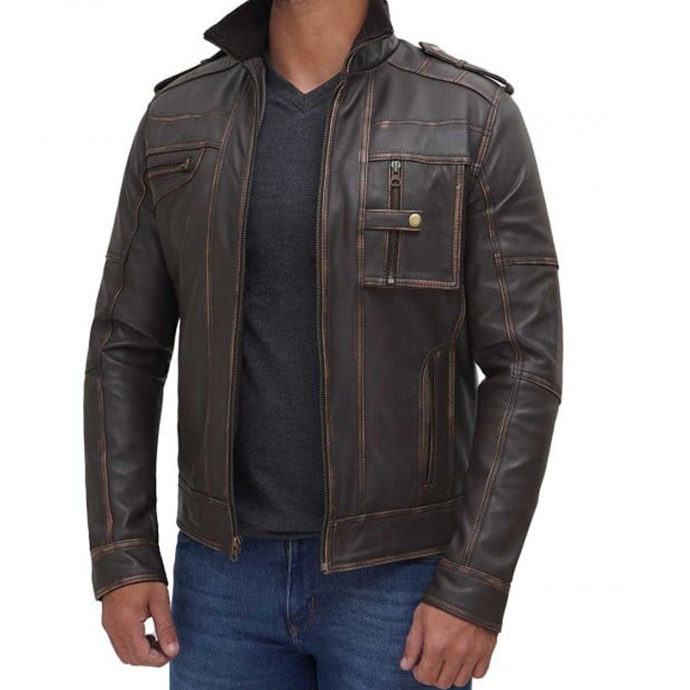 Coffner Brown Shearling Fur Jacket