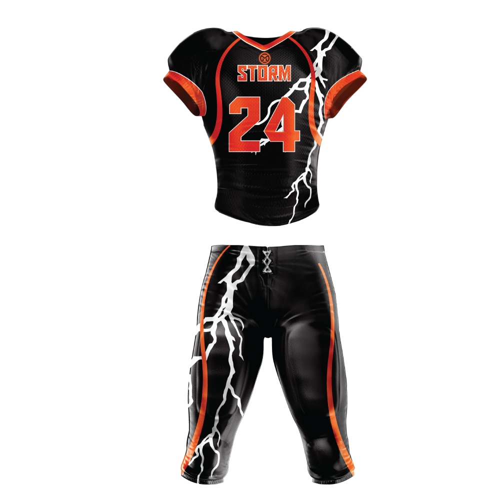 New Design Wholesale Men Custom Made Sublimated American Football Uniform