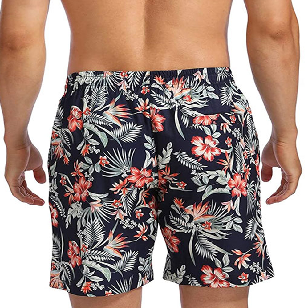 Customized Logo Men Summer Solid Color Beachwear Shorts