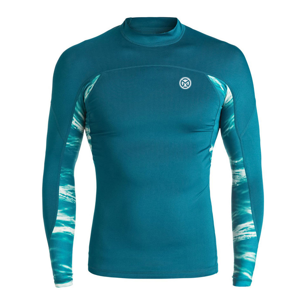 Custom Logo Surf Rashguard Grappling Shirt Sublimated