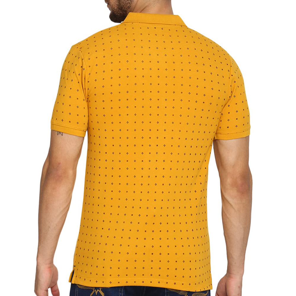 Embroidered Logo Plain Short Sleeve Casual Polo Shirt