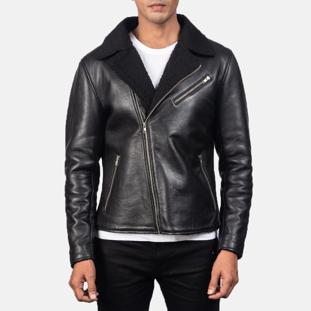 Gatsby Blue Leather Jacket