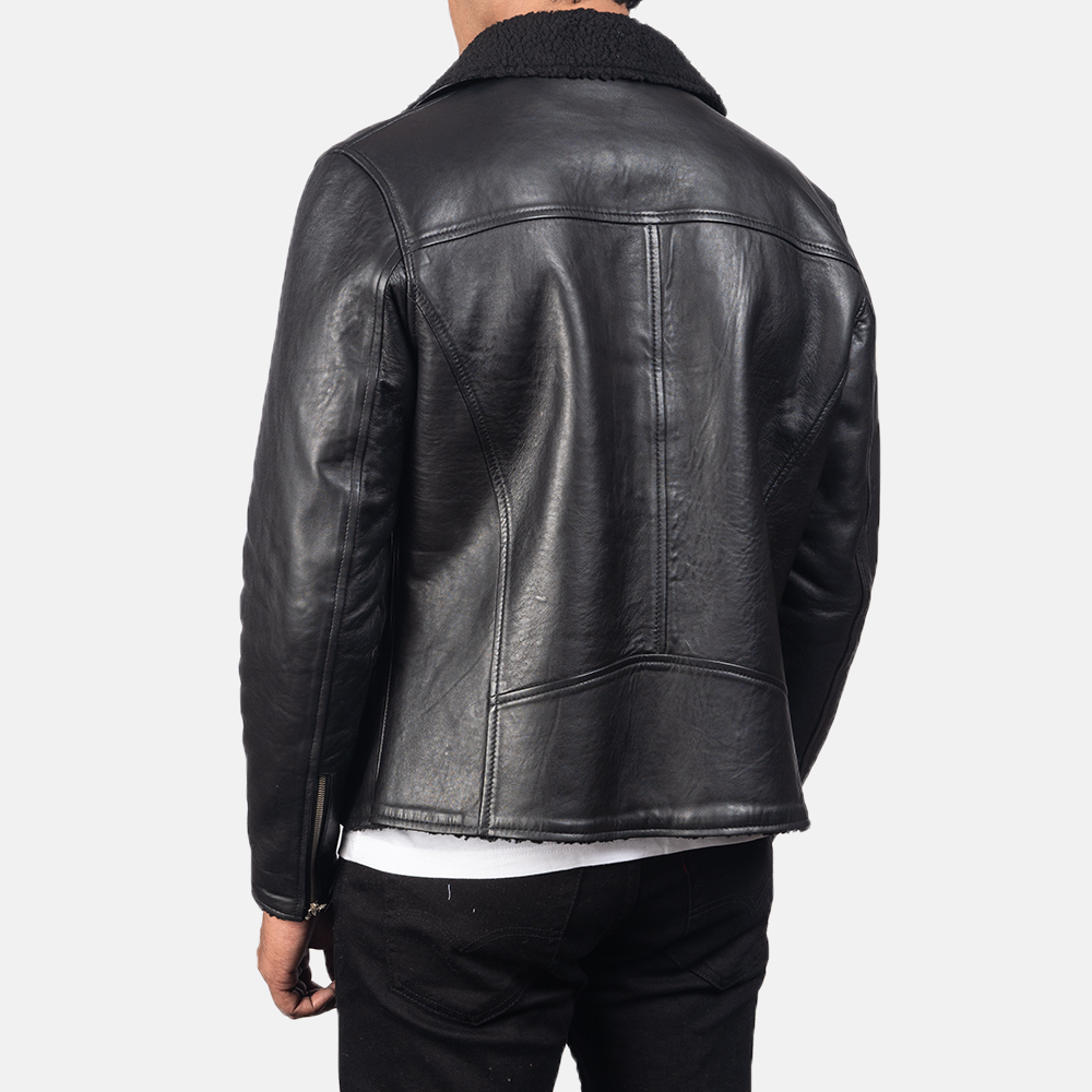 Gatsby Blue Leather Jacket
